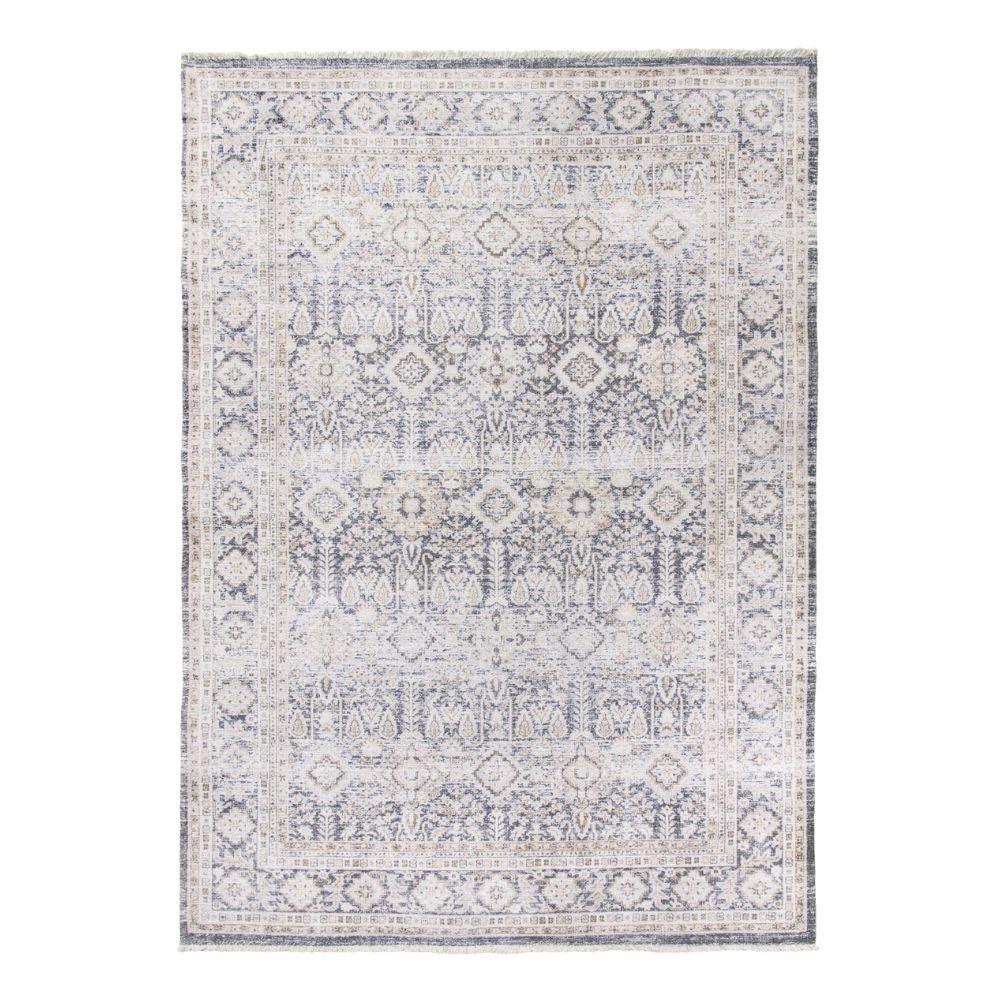 Modena Treviso Grey Cream Rug | Modern Distressed Design - Choice Stores