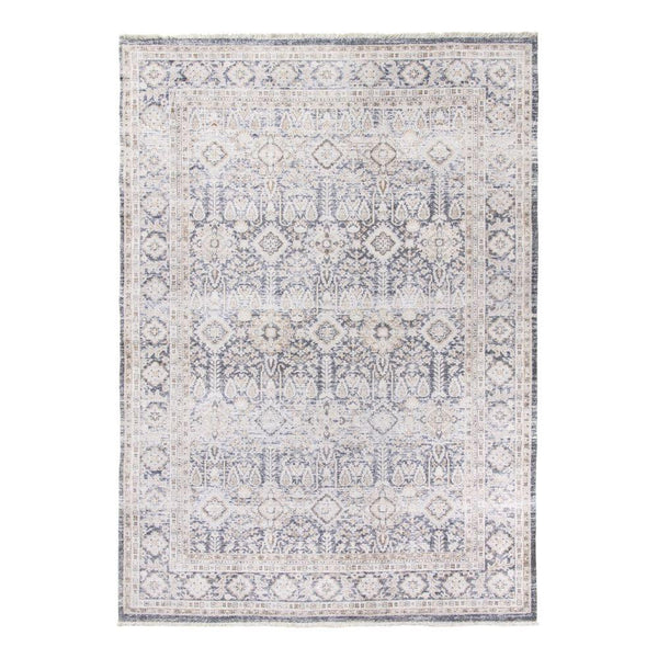 Modena Treviso Grey Cream Rug | Modern Distressed Design - Choice Stores