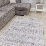 Modena Treviso Grey Cream Rug | Modern Distressed Design - Choice Stores