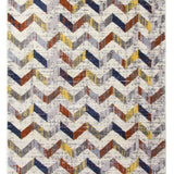 Multicoloured Carousel Chevron Rug | 160 x 220cm - Choice Stores