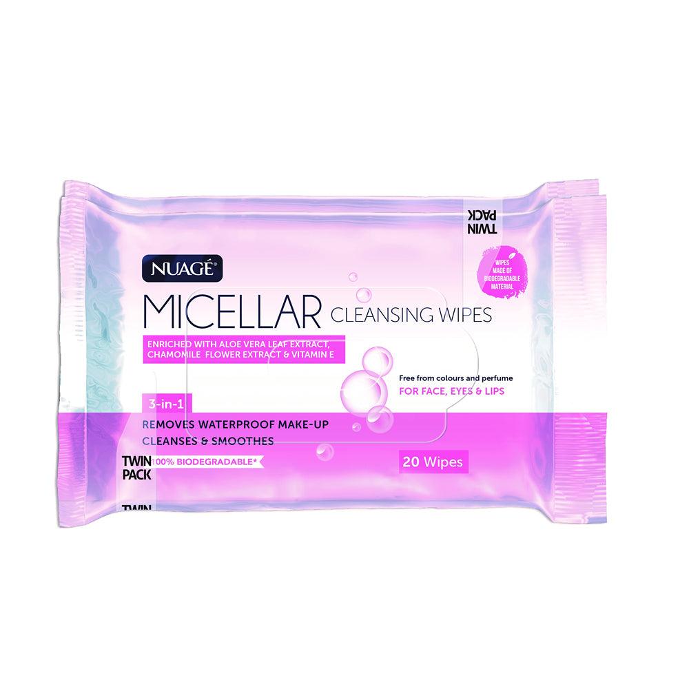 Nuage 3-in-1 Miceller Cleansing Wipes | 2 x 20 Pack - Choice Stores