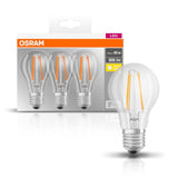 Osram 7W E27 LED GLS Clear Filament Bulbs | Pack of 3 - Choice Stores