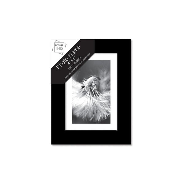 Picture This Basic Black Photo Frame with Border - Choice Stores