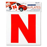 Premier Depot Self Clinging Novice N Plates | Pack of 2 - Choice Stores