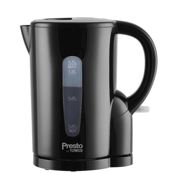 Presto 2200W 1.7 Litre Electric Kettle Black | PT10053BLK - Choice Stores