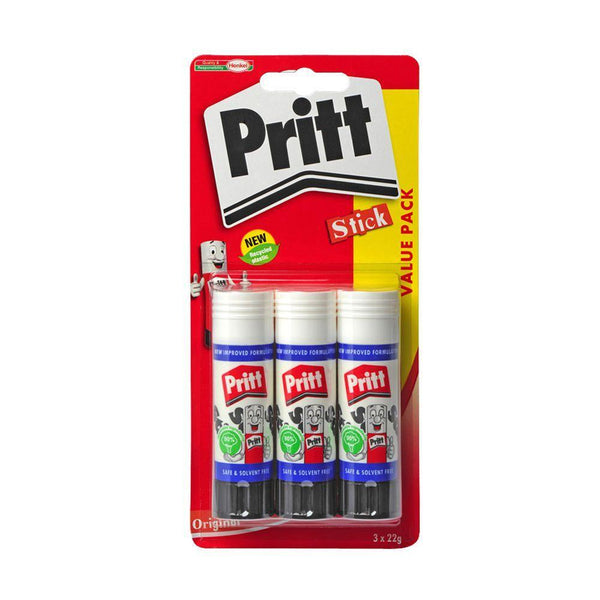 Pritt Glue Stick | 22g x 3 - Choice Stores