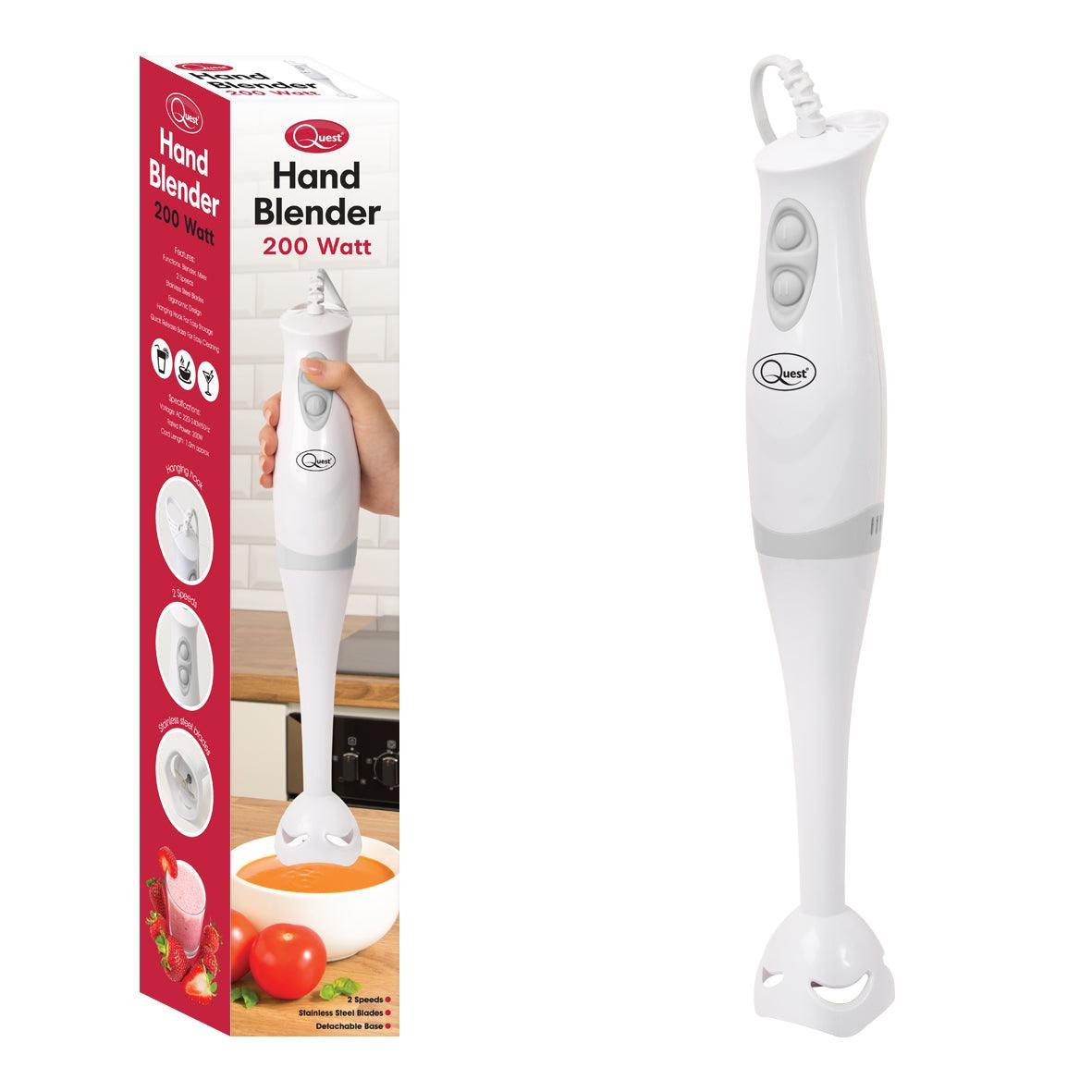 Quest Stick Blender 2-Speed White | 200W - Choice Stores