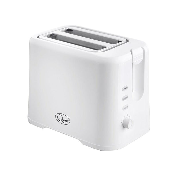 Quest White 2 Slice Toaster | 870W - Choice Stores