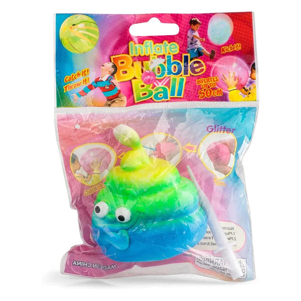 Safe Magic Bubble Glue Toy Blowing Colorful Bubble Ball Plastic Balloon EYE