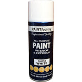 Rapide White Gloss Spray Paint | 400ml - Choice Stores