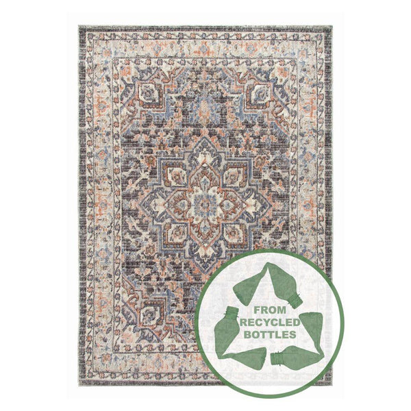 Revive Bhutan Multicoloured Modern Rug | Made From Recycled Plastic Bottles - Choice Stores