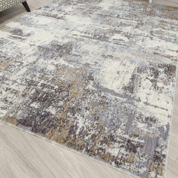 Revive Nova Cream Beige Modern Rug | Made From Recycled Plastic Bottles - Choice Stores