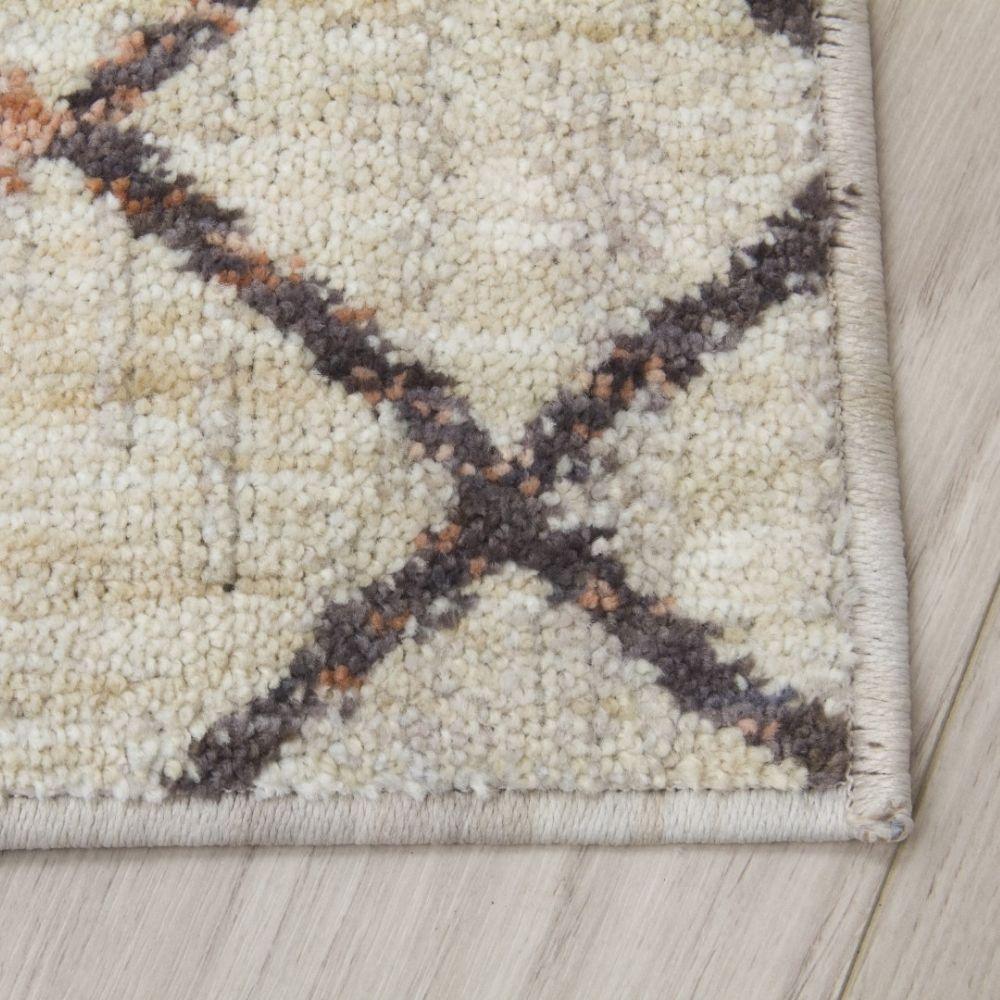 Revive Tribeca Cream Beige Modern Rug | Made From Recycled Plastic Bottles - Choice Stores