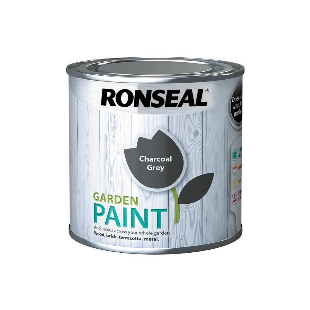 Ronseal Garden Paint Charcoal Grey | 250ml - Choice Stores