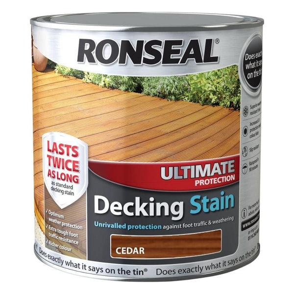 Ronseal Ultimate Protection Decking Stain | Cedar - Choice Stores