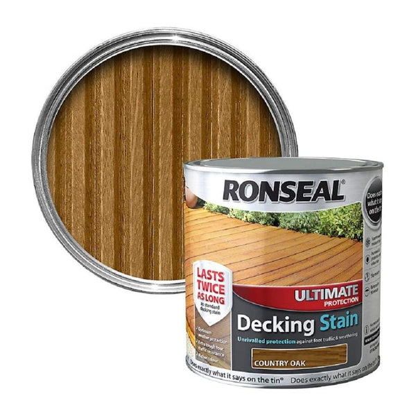 Ronseal Ultimate Protection Decking Stain | Country Oak - Choice Stores