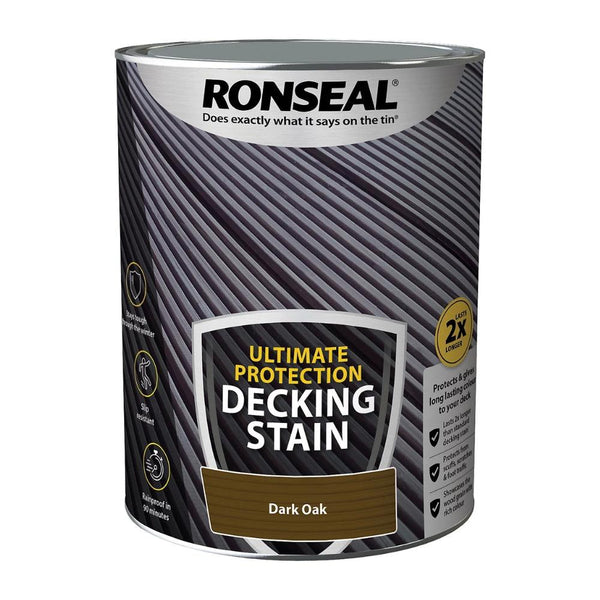 Ronseal Ultimate Protection Decking Stain | Dark Oak - Choice Stores