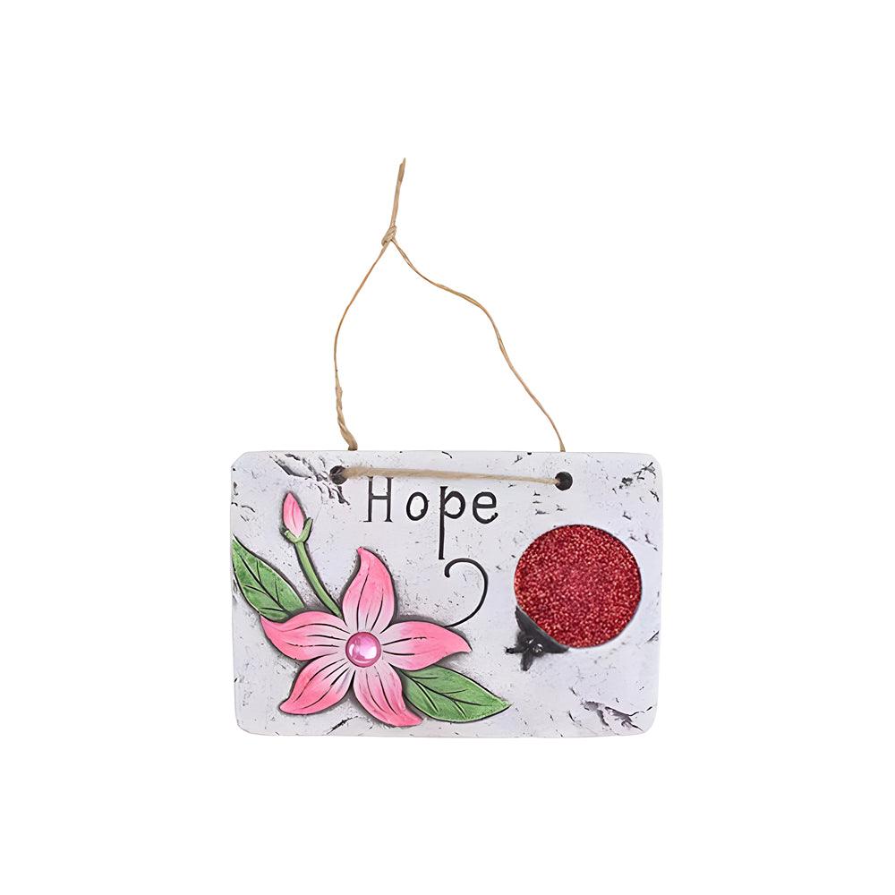 Rowan Hanging Garden Cement Plaque | 12cm - Choice Stores