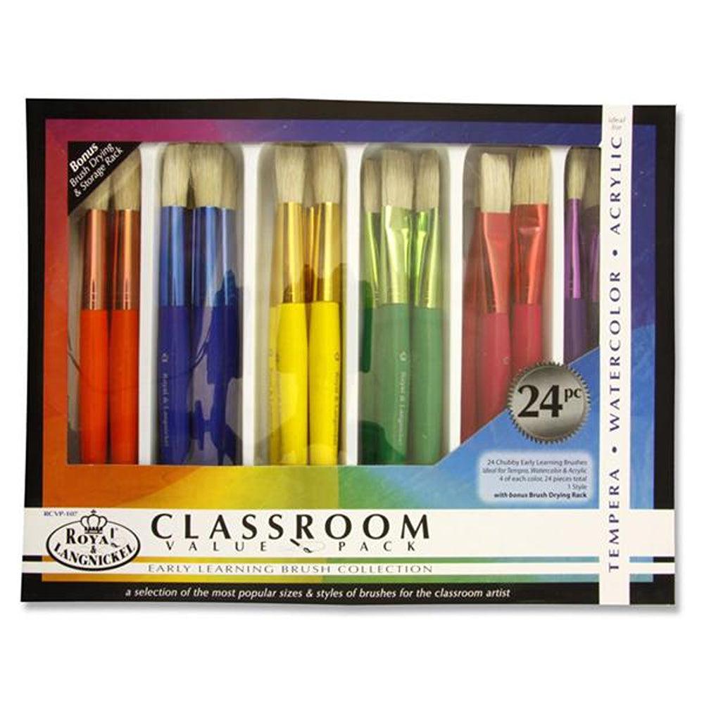 Royal & Langnickel Chubby Early Learning Brush Set | 24 Piece Set - Choice Stores