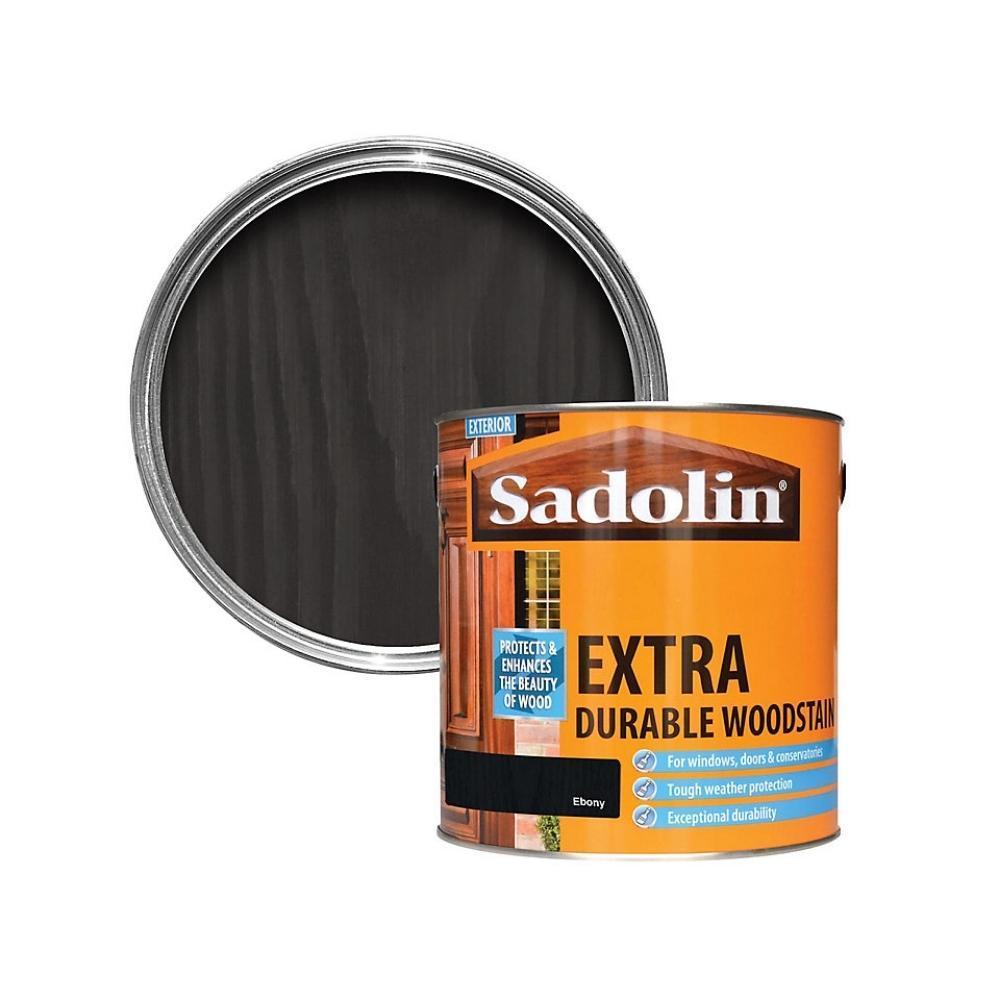 Sadolin Extra Durable Woodstain Ebony | 2.5L - Choice Stores