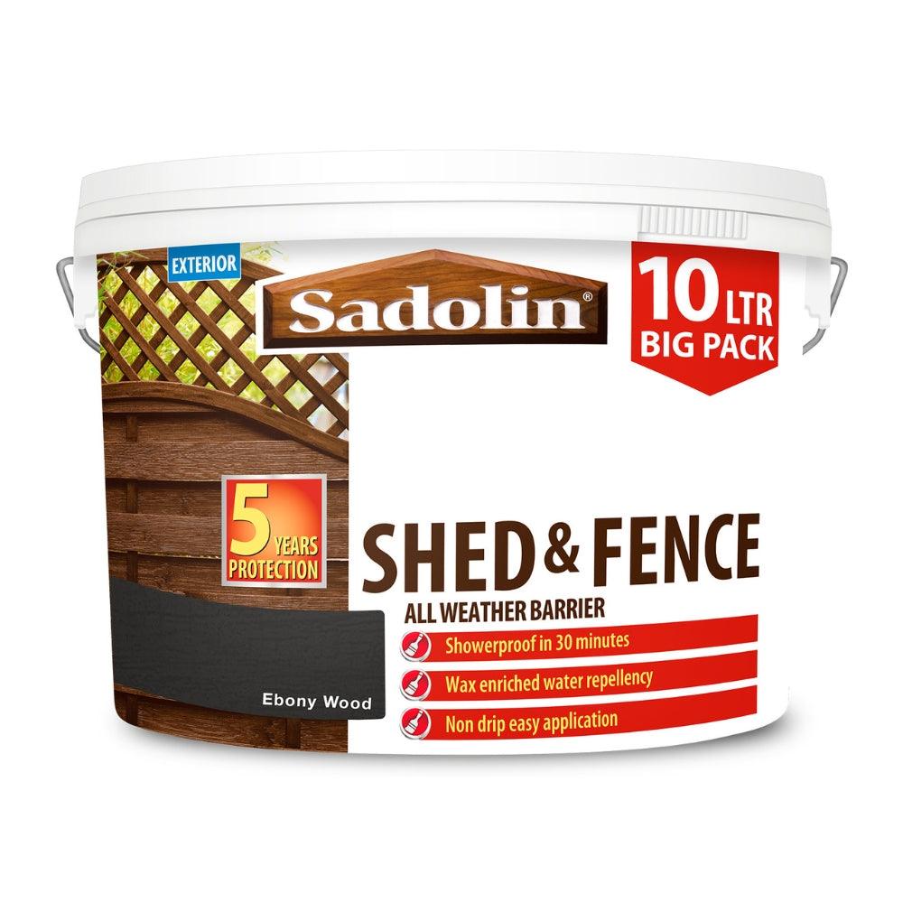 Sadolin Shed & Fence All Weather Barrier | Ebony Wood - Choice Stores