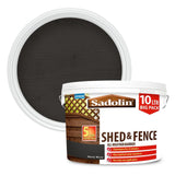 Sadolin Shed & Fence All Weather Barrier | Ebony Wood - Choice Stores