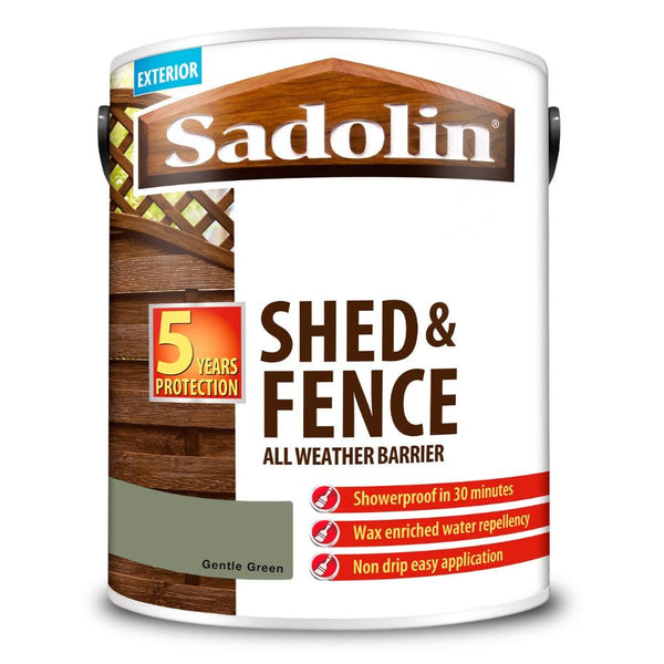 Sadolin Shed & Fence All Weather Barrier | Gentle Green - Choice Stores