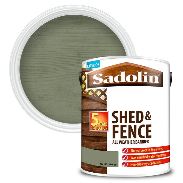 Sadolin Shed & Fence All Weather Barrier | Gentle Green - Choice Stores