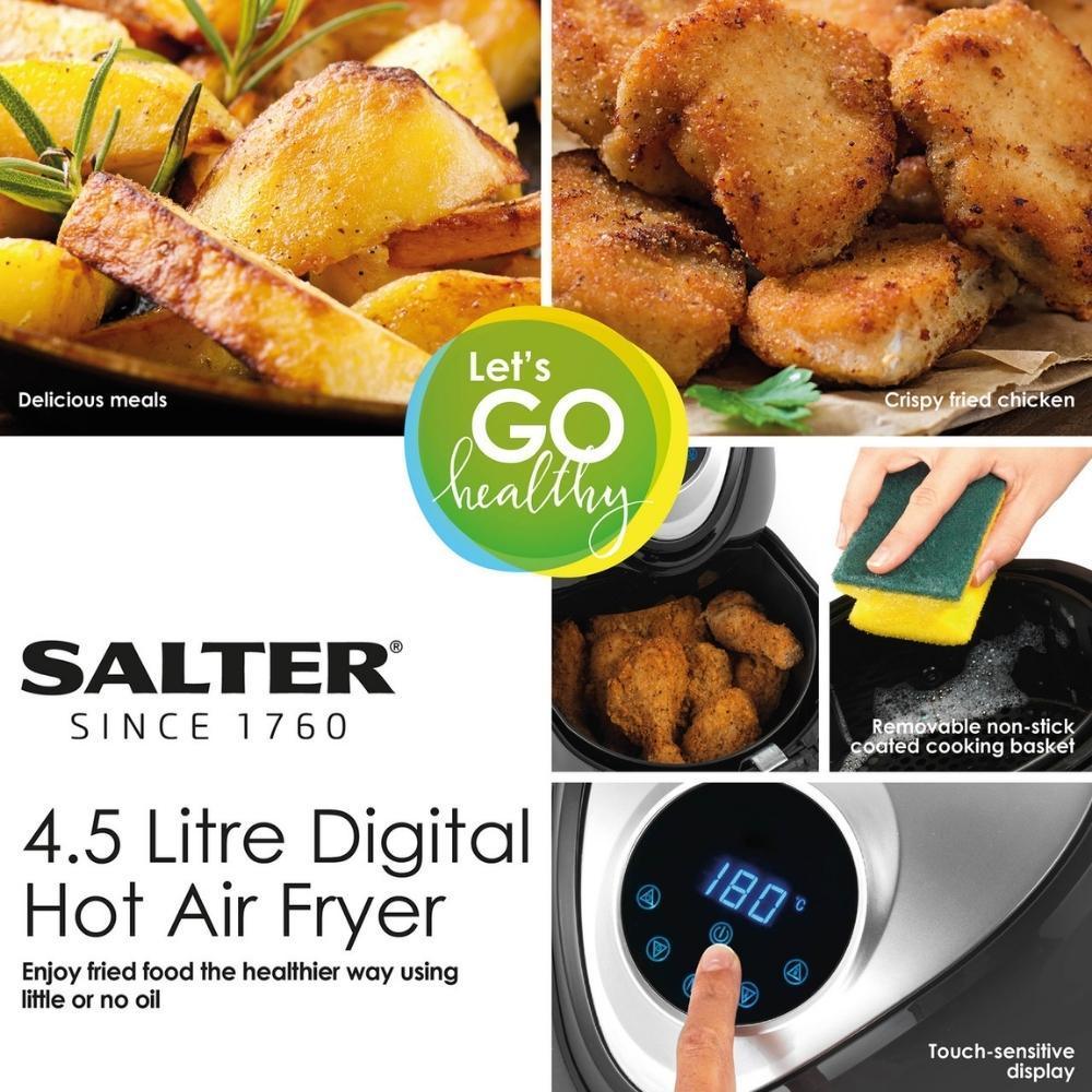 Salter Digital Hot Air Fryer | 4.5L - Choice Stores