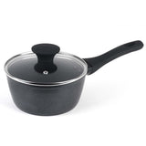 Salter Thermo Collar Non Stick Saucepan with Glass Lid | 18cm - Choice Stores