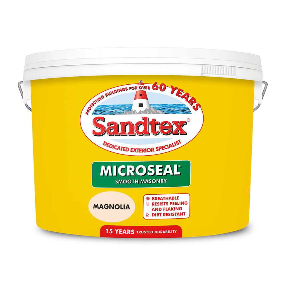 Sandtex Microseal Smooth Masonry Paint | Magnolia - Choice Stores