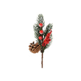 Snowy Pine & Berry Christmas Pick | 22cm - Choice Stores