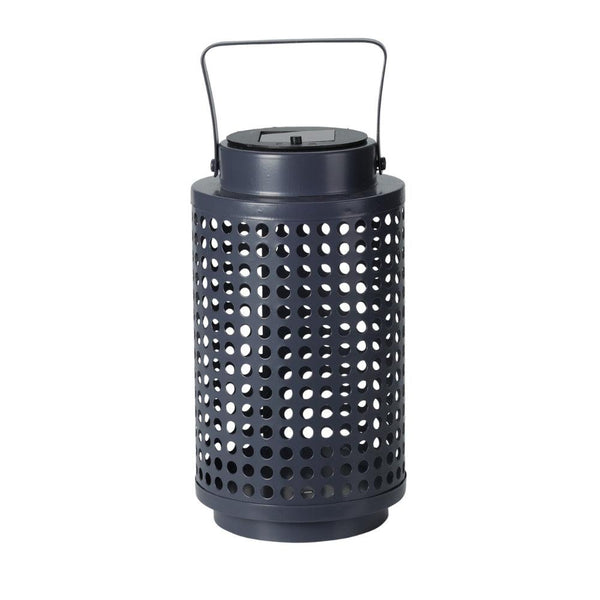 Solar Lantern Metal Dark Grey - Choice Stores