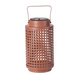 Solar Lantern Metal Mauve - Choice Stores