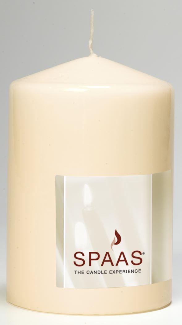 Spaas Unscented Pillar Candle | Up to 90 Hours Burn Time - Choice Stores