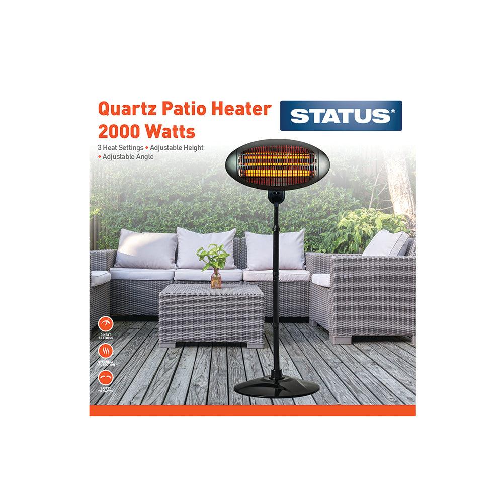 Status Quartz Patio Heater | 2000W - Choice Stores