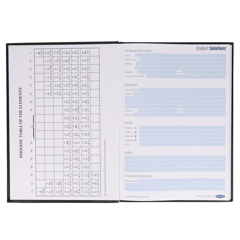 Student Solutions A4 Hardcover Scientific Note Book | 128 Page - Choice Stores