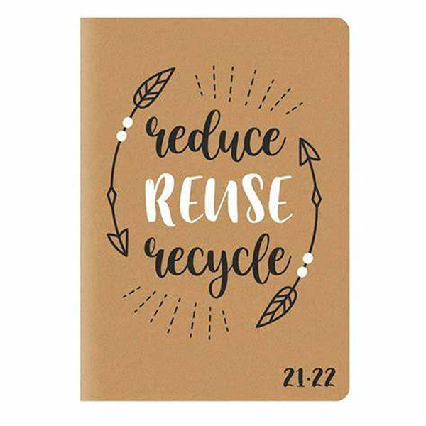 Tallon Academic A5 Kraft Week To View Recyclable Diary | A5 - Choice Stores