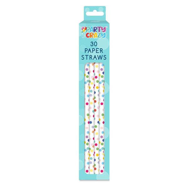 Tallon Happy Birthday Paper Straws | Pack of 30 - Choice Stores