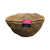 Tom Chambers Coco Fibre Hanging Basket Liner | Pack of 2 - Choice Stores