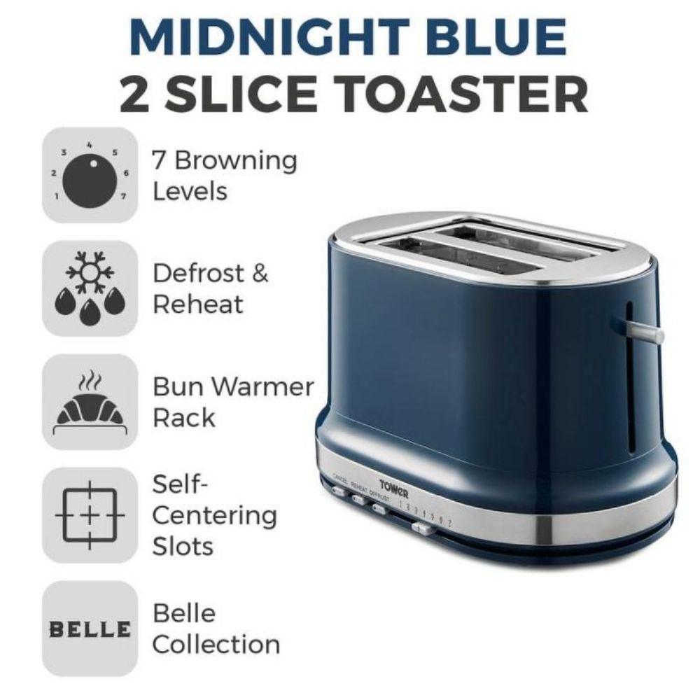 Cobalt blue toaster best sale