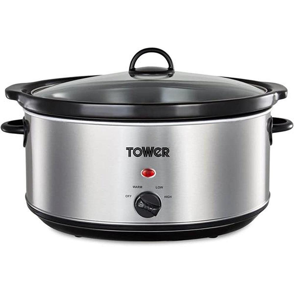 Tower Stainless Steel Slow Cooker | 6.5L - Choice Stores