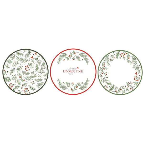 Traditional Design Assorted Christmas Deep Plate | 26cm - Choice Stores