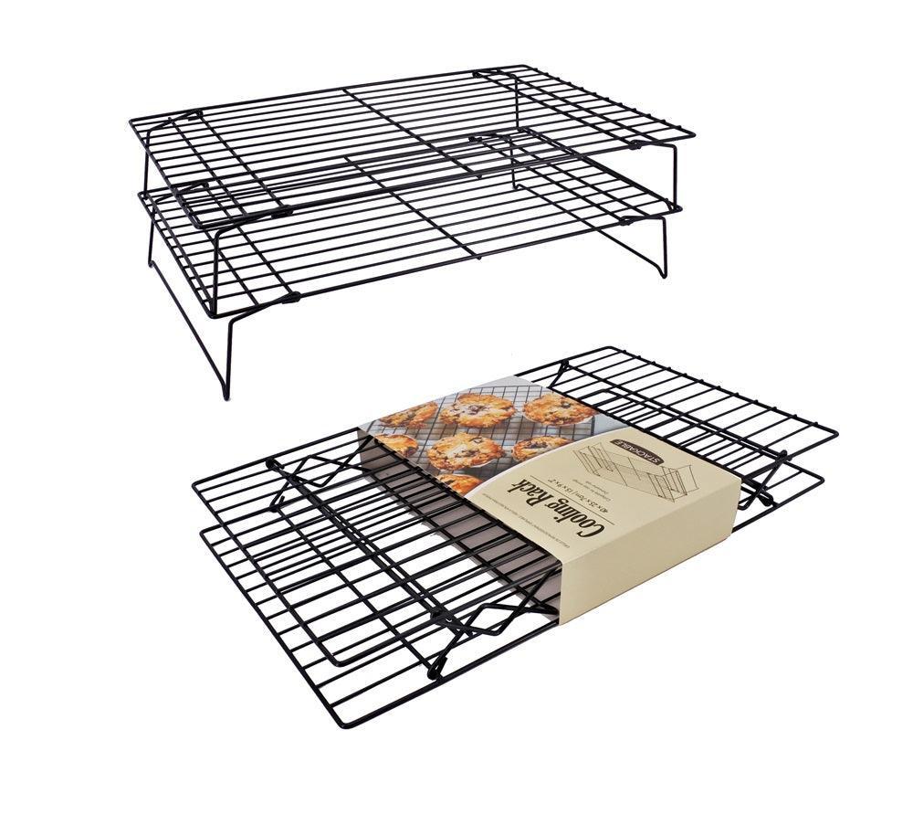 UBL 2 Tier Wire Cooling Rack | 40cm x 25cm x 7cm - Choice Stores