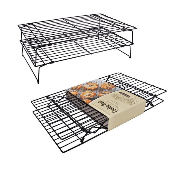 UBL 2 Tier Wire Cooling Rack | 40cm x 25cm x 7cm - Choice Stores