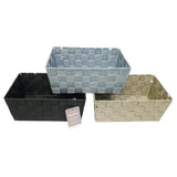 UBL 3 Assorted Colours Woven Basket | 28 x 20 x 11cm - Choice Stores