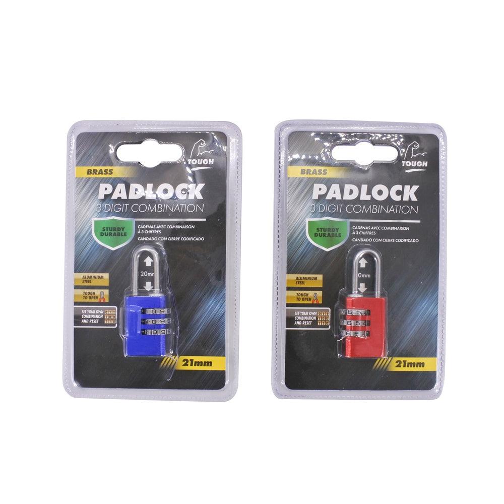 UBL 3 Digit Combination Padlock | 21mm - Choice Stores