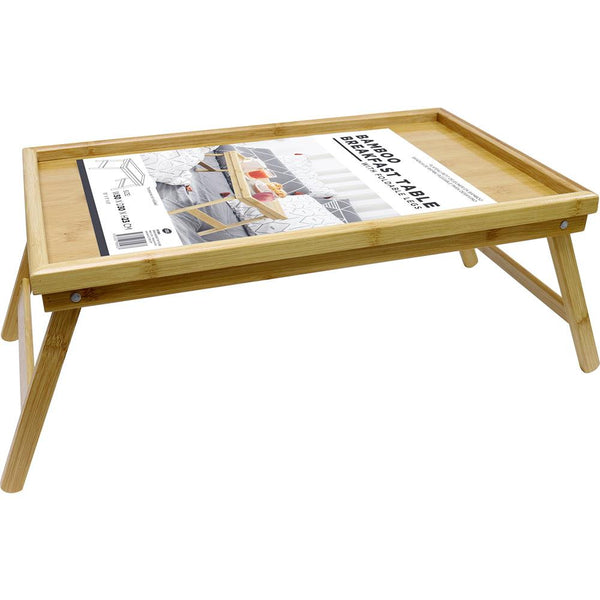 UBL Bamboo Foldable Breakfast Tray Table | 50cm - Choice Stores