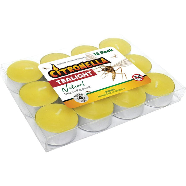 UBL Citronella Tea Lights | Pack of 12 - Choice Stores