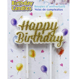 UBL Glitter Happy Birthday Candle - Choice Stores